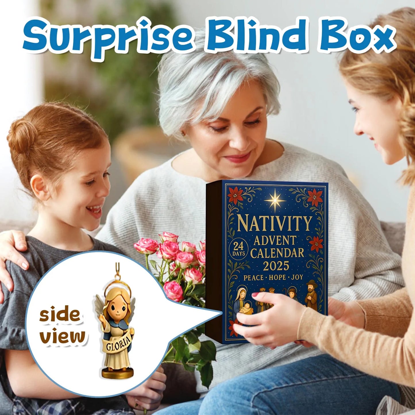 Nativity Mini Ornament Advent Calendar